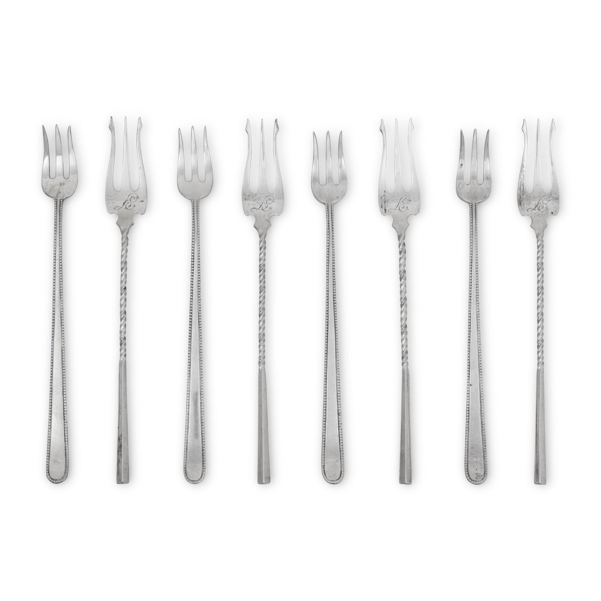 A Collection of Silver Flatware Articles