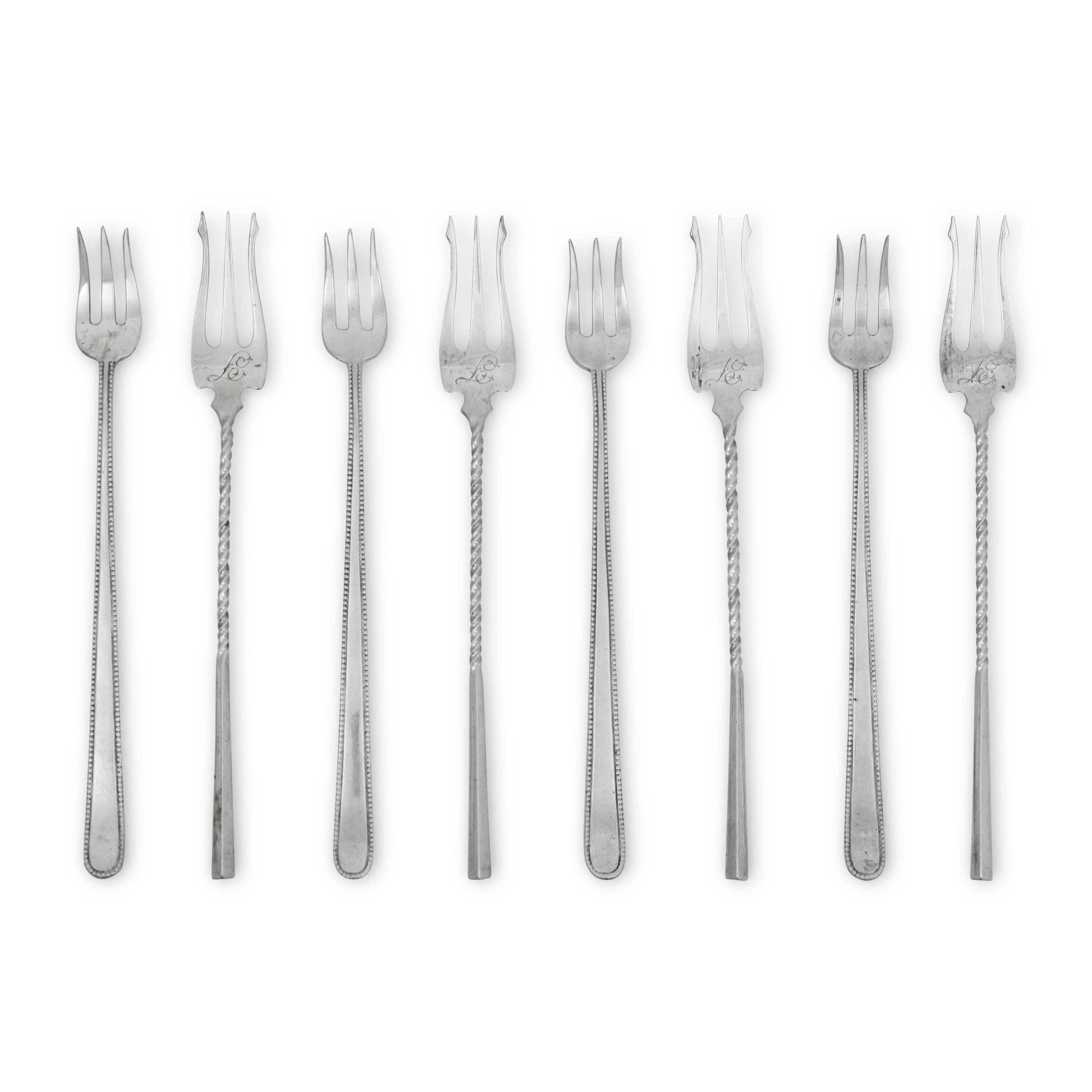 A Collection of Silver Flatware Articles
