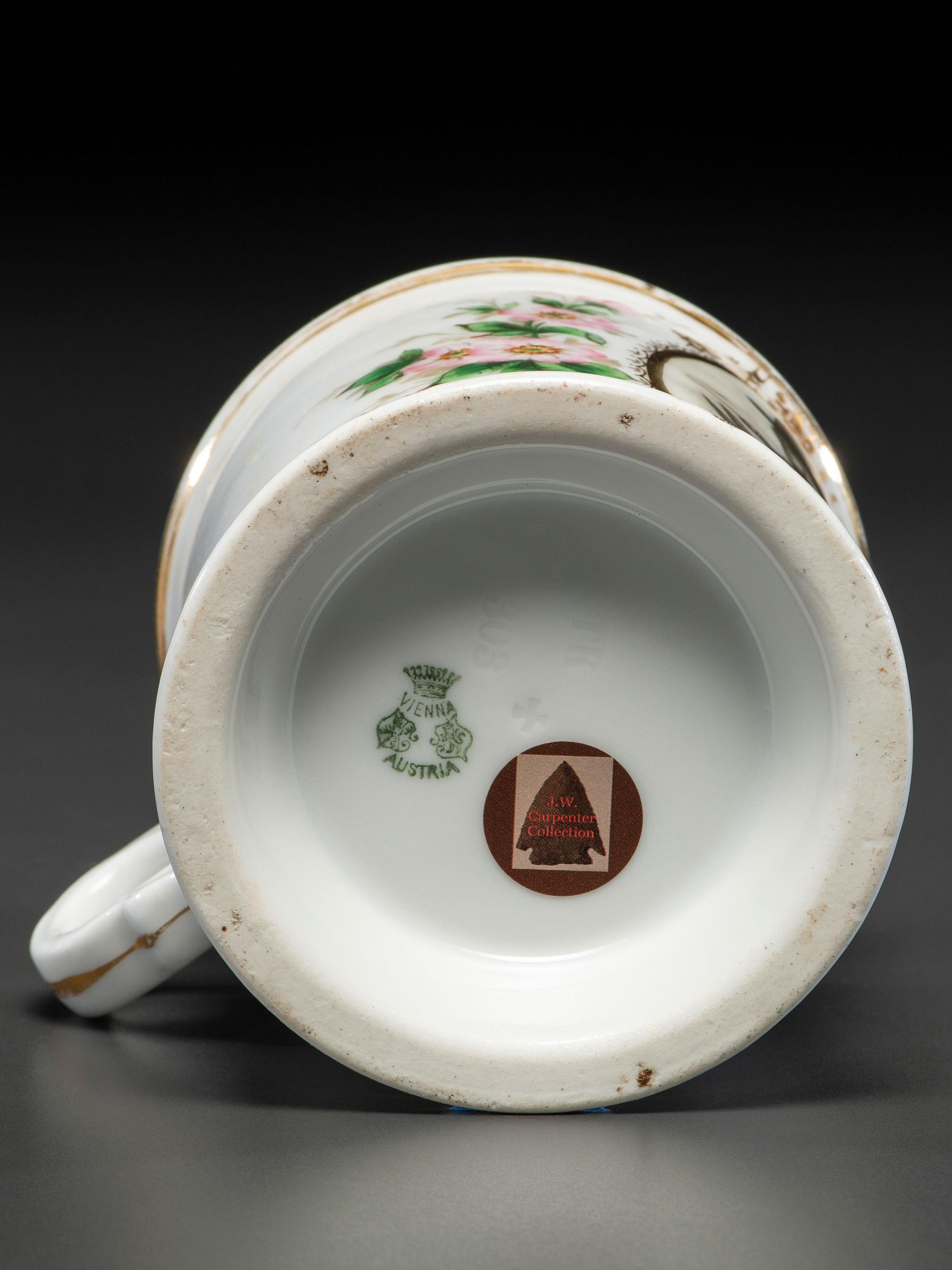 A Politician's Porcelain Occupational Shaving Mug