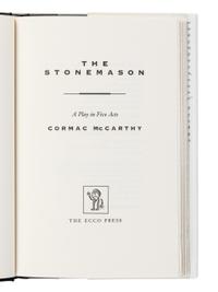 McCARTHY, Cormac (1933-2023). A group of 4 FIRST EDITIONS, comprising: