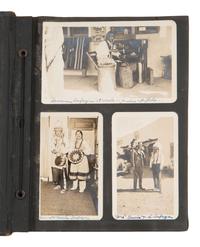 [WESTERN AMERICANA - NATIVE AMERICANS]. Photo albums documenting Rev. William L. Earl's travels in the American west, incl. views of the Ignacio Indian Boarding School and Pueblo artisans Severo and Maria Tafoya.