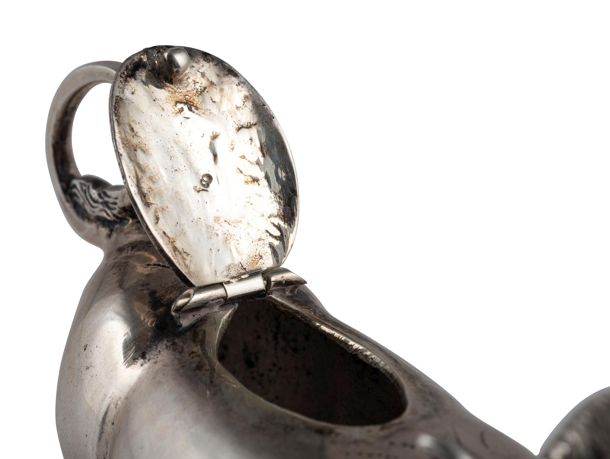 A German Silver Cow Creamer