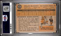 A 1960 Topps Willie McCovey Baseball Rookie Card No. 316 (PSA 4 VG-EX)
