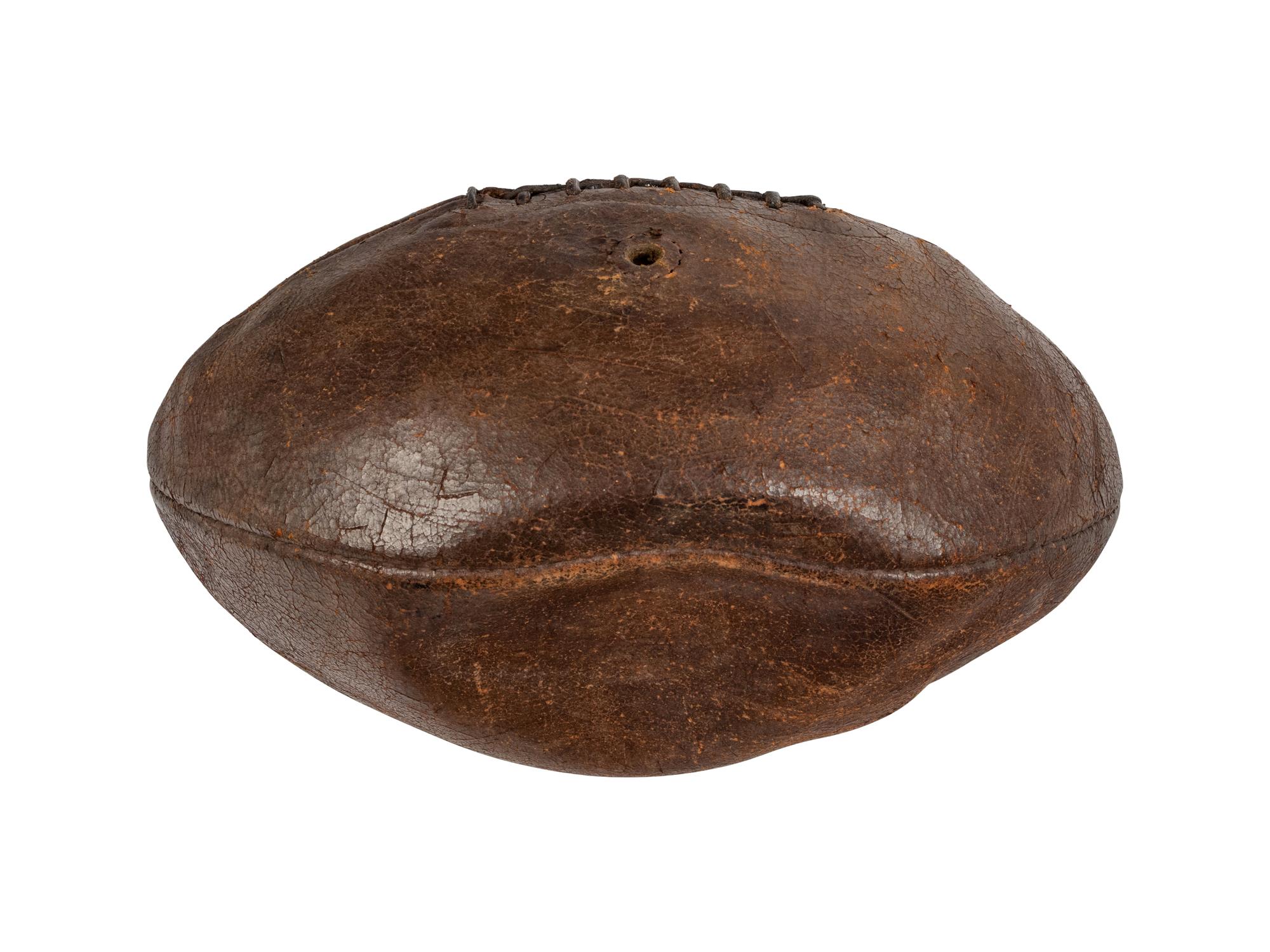 Mike Ditka’s Personal 1988 Pro Football Hall of Fame Commemorative Wilson Football Formerly Displayed at Mike Ditka's Restaurant
