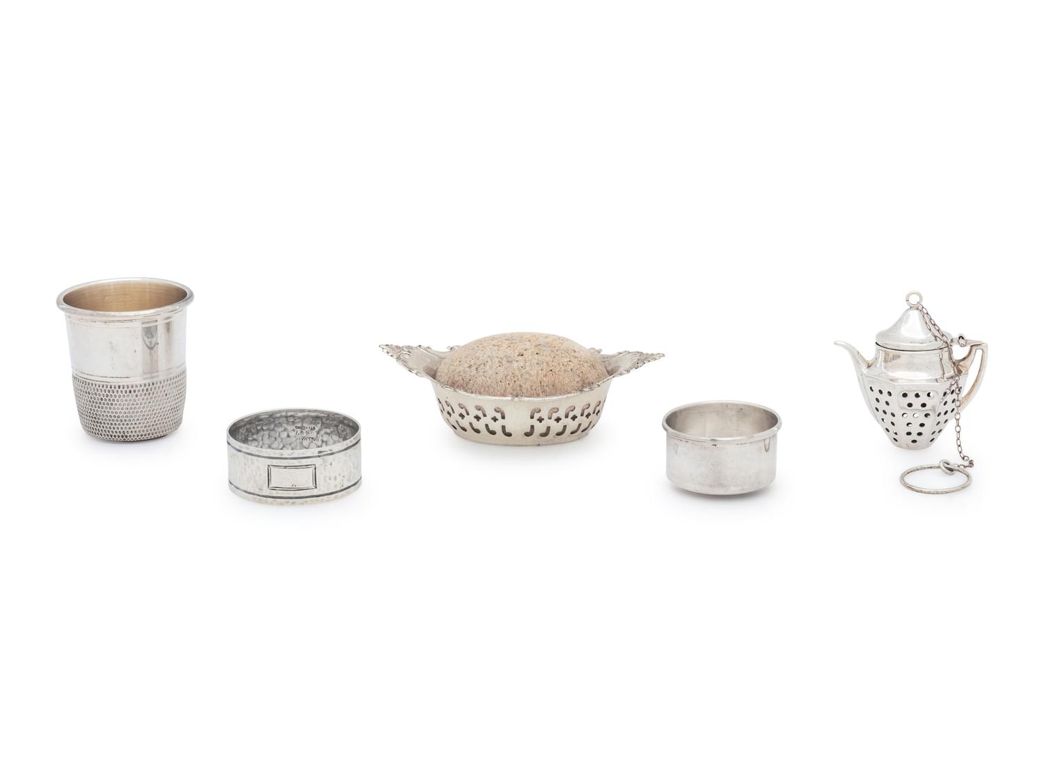 A Collection of American Silver and Silver Mounted Articles — 20th Century