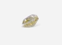 An Unmounted 1.00 Carat Fancy Intense Yellow Oval-Cut Diamond, GIA Certified