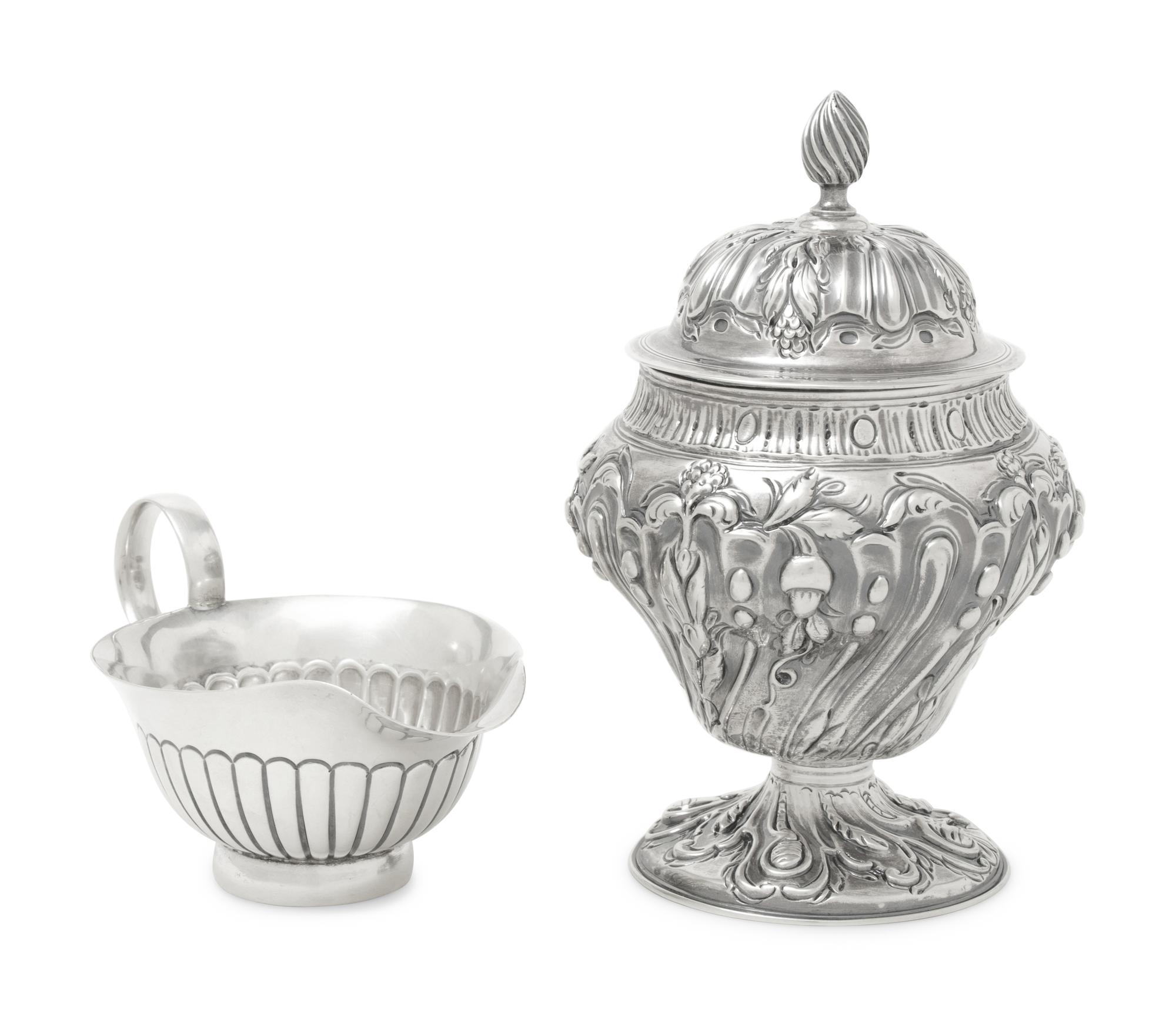 A George III Silver Covered Sugar