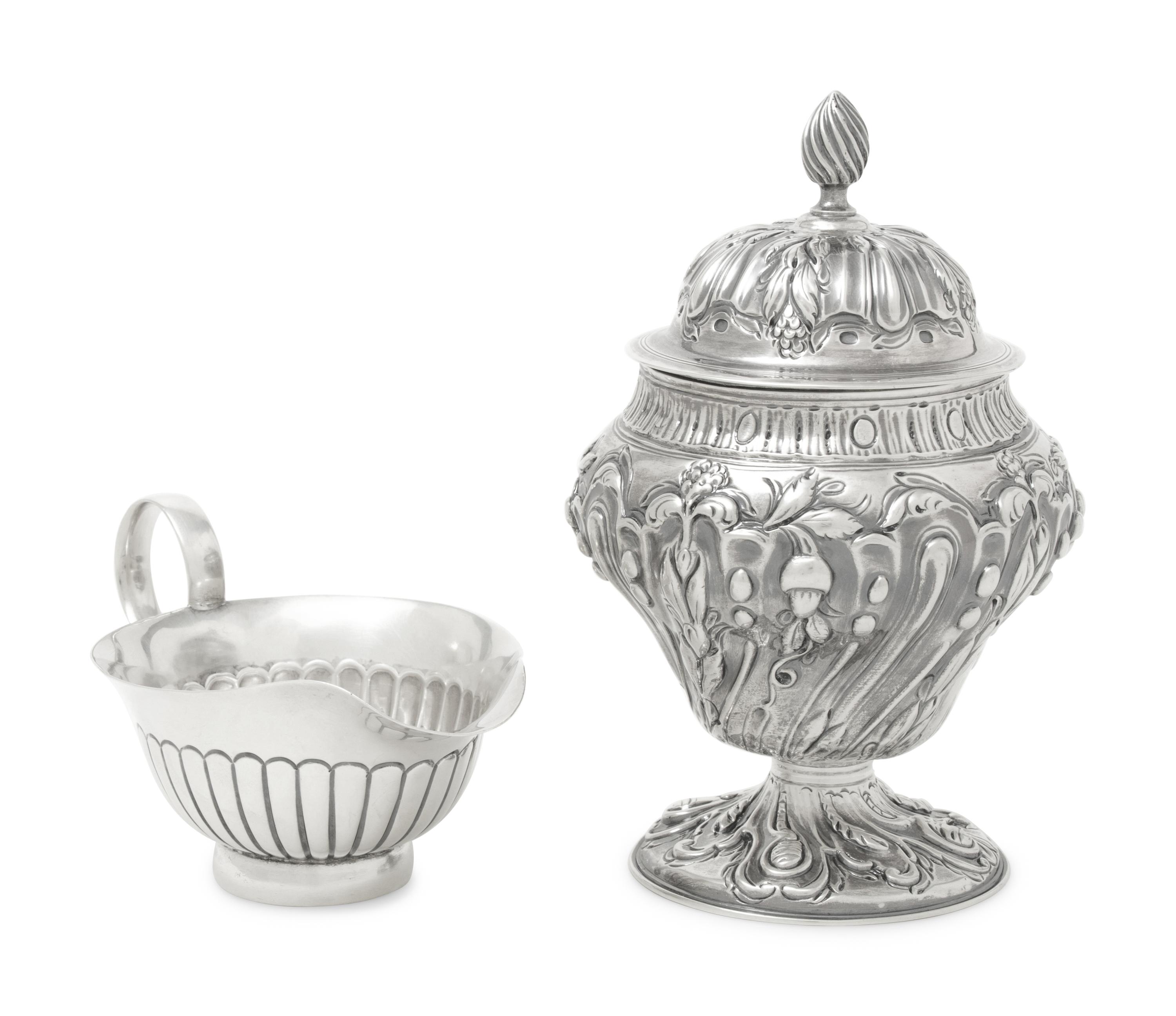 A George III Silver Covered Sugar