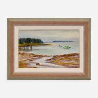 Ranulph Bye (American, 1916 - 2003) Port Clyde Harbor