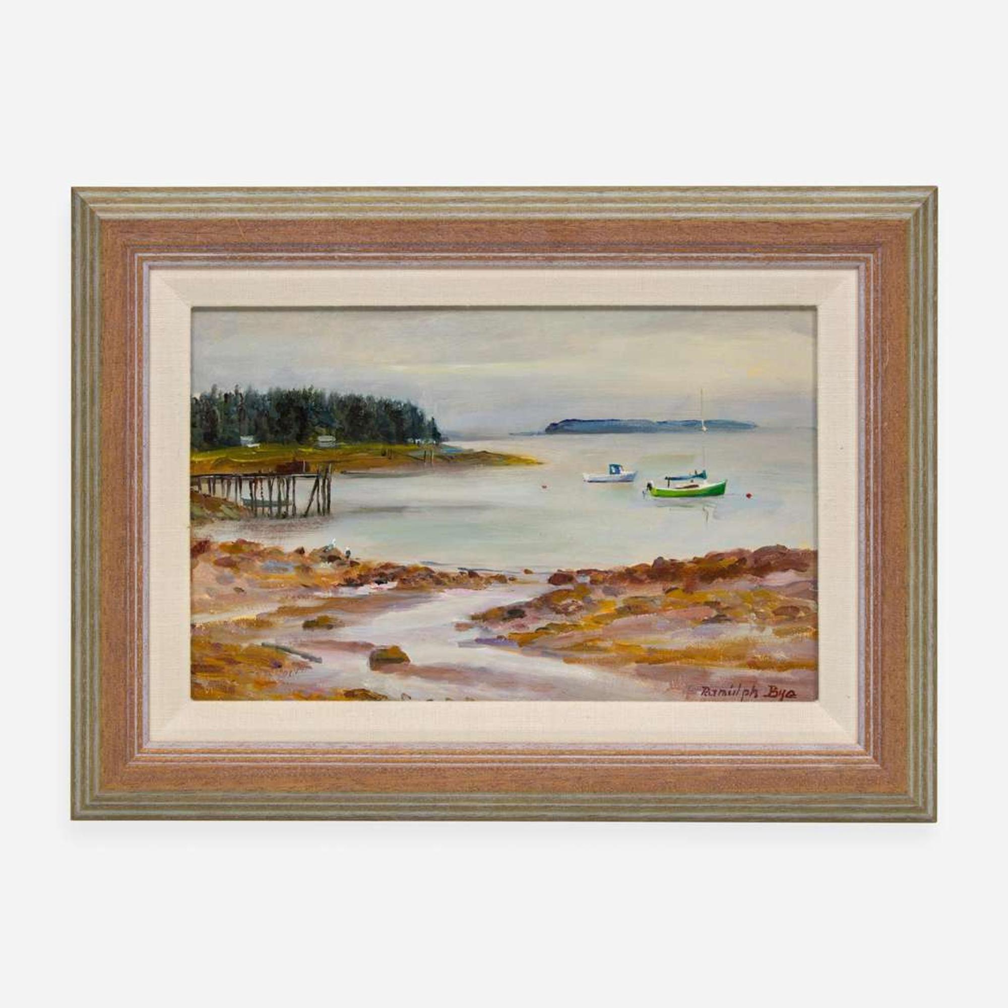 Ranulph Bye (American, 1916 - 2003) Port Clyde Harbor