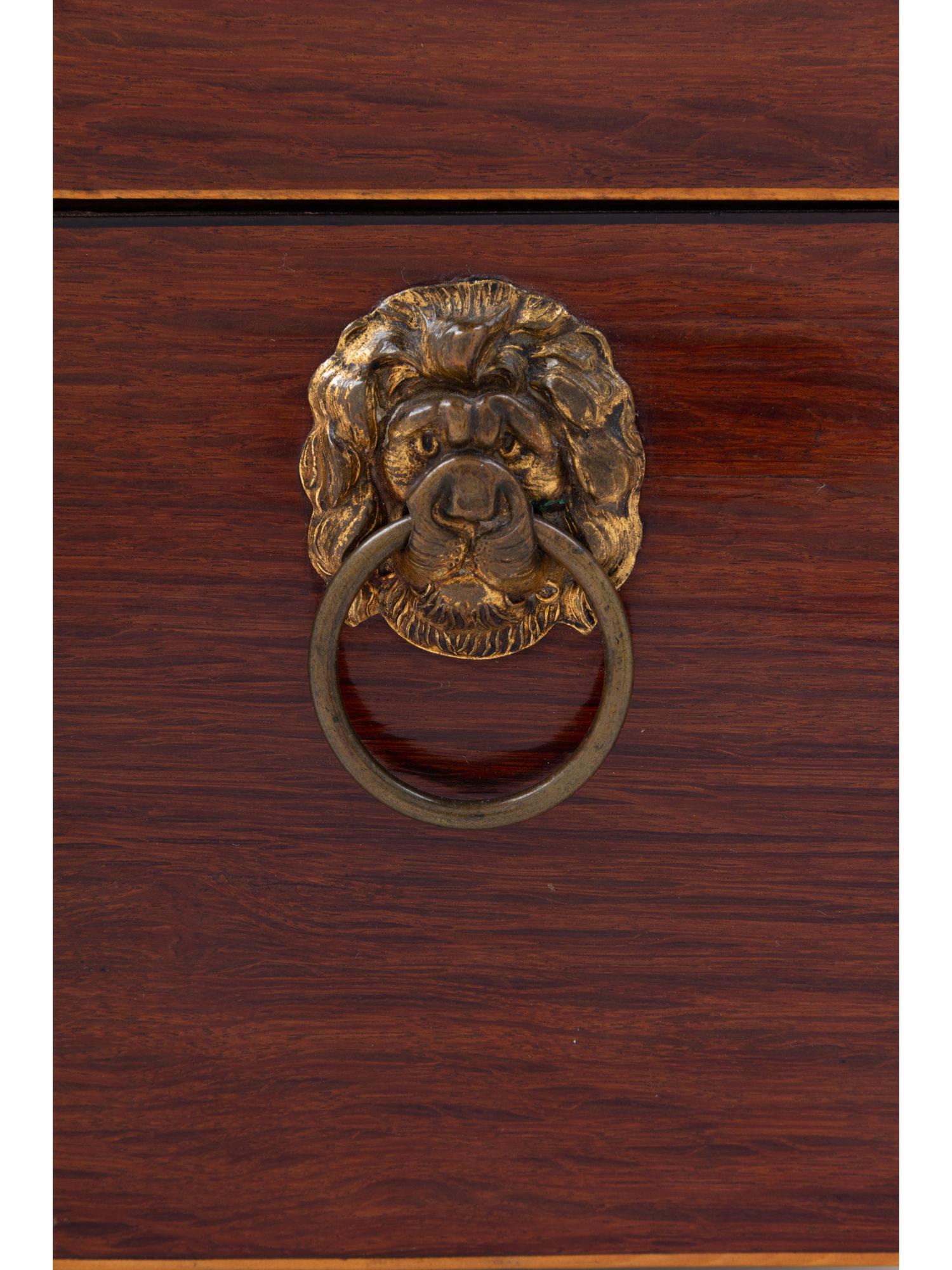 Three Regency Carved Wood Tea Caddies