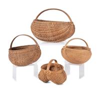 Four Woven Buttocks Baskets
