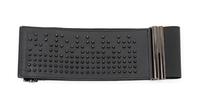 A Balmain Black Studded Leather Belt, 1980-90s