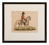 Six Hand-Colored Engravings of Napoleonic Wars Commanders
