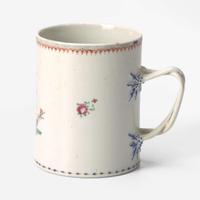 A Chinese Export porcelain mug made for the American market late 18th / early 19th century