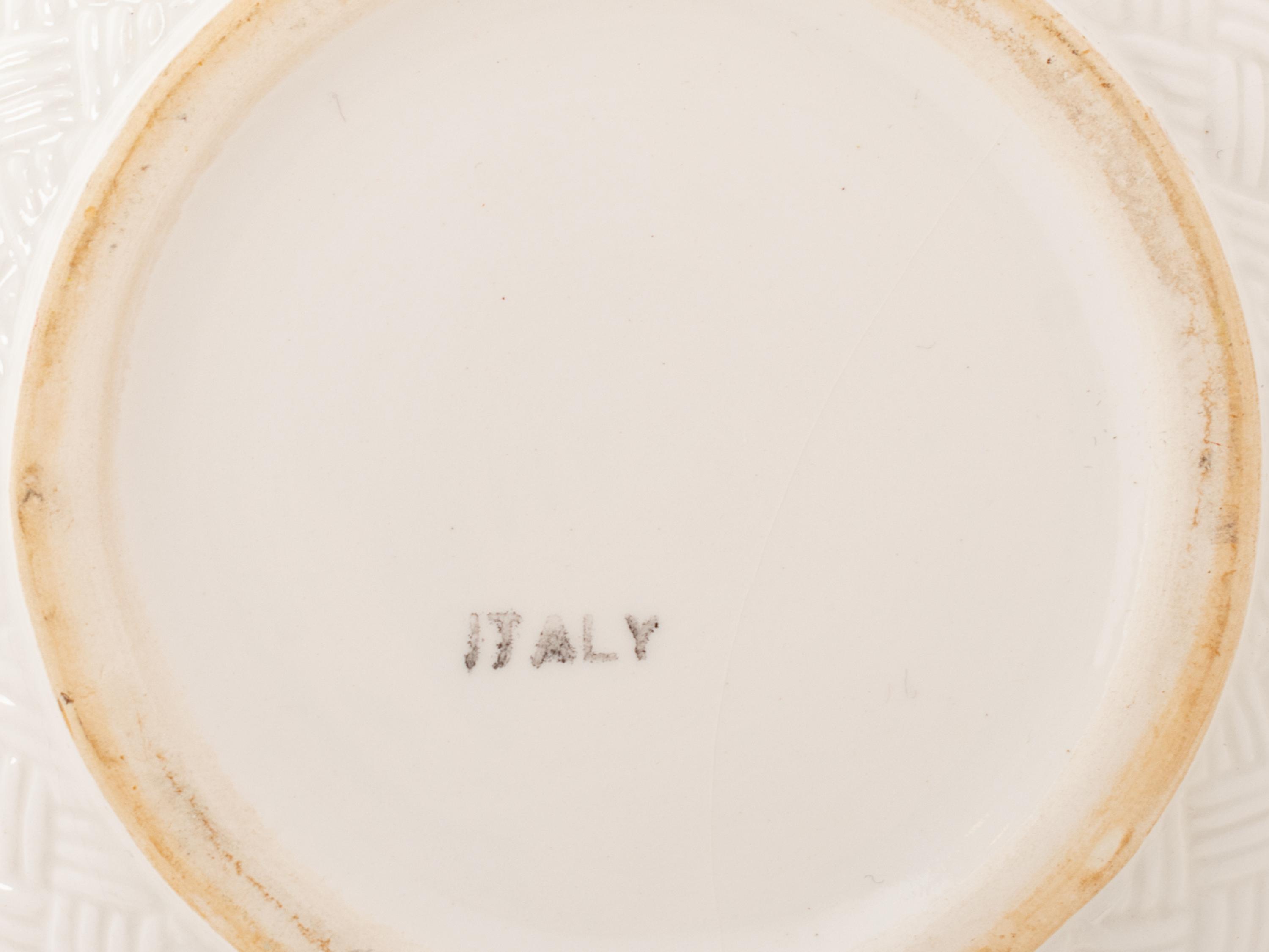 An Italian Ceramic Pitcher and Dish