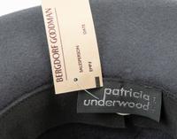 Patricia Underwood Blue Felt Hat, 1990s