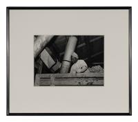 Taking the cotton from the truck into the gin through large metal suction tube. Hopson Plantation. Clarksdale, Miss, 1939