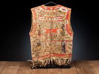 Fort Berthold Quilled Hide Vest