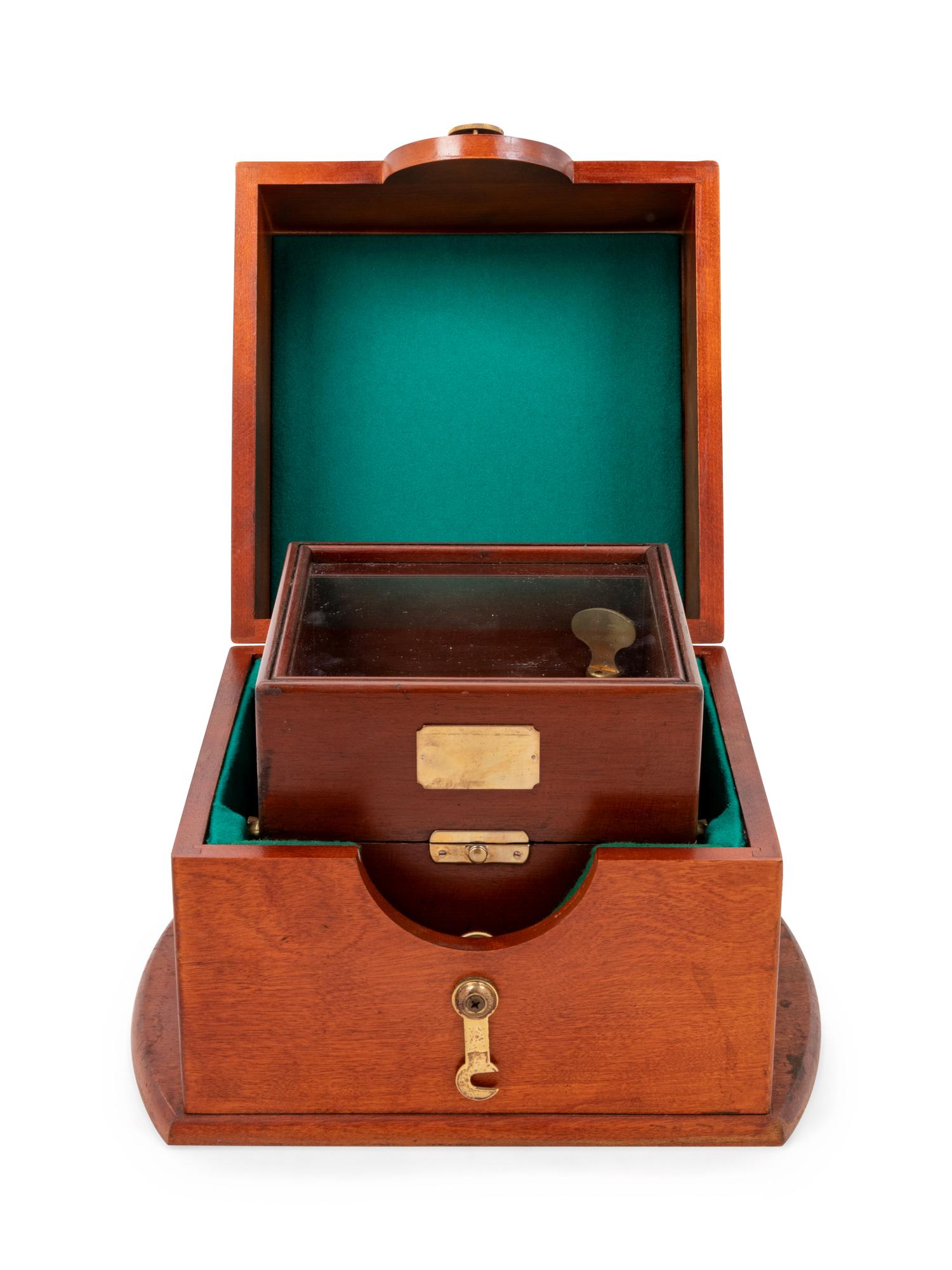 An American Mahogany Cased Two-Day Ship's Chronometer
