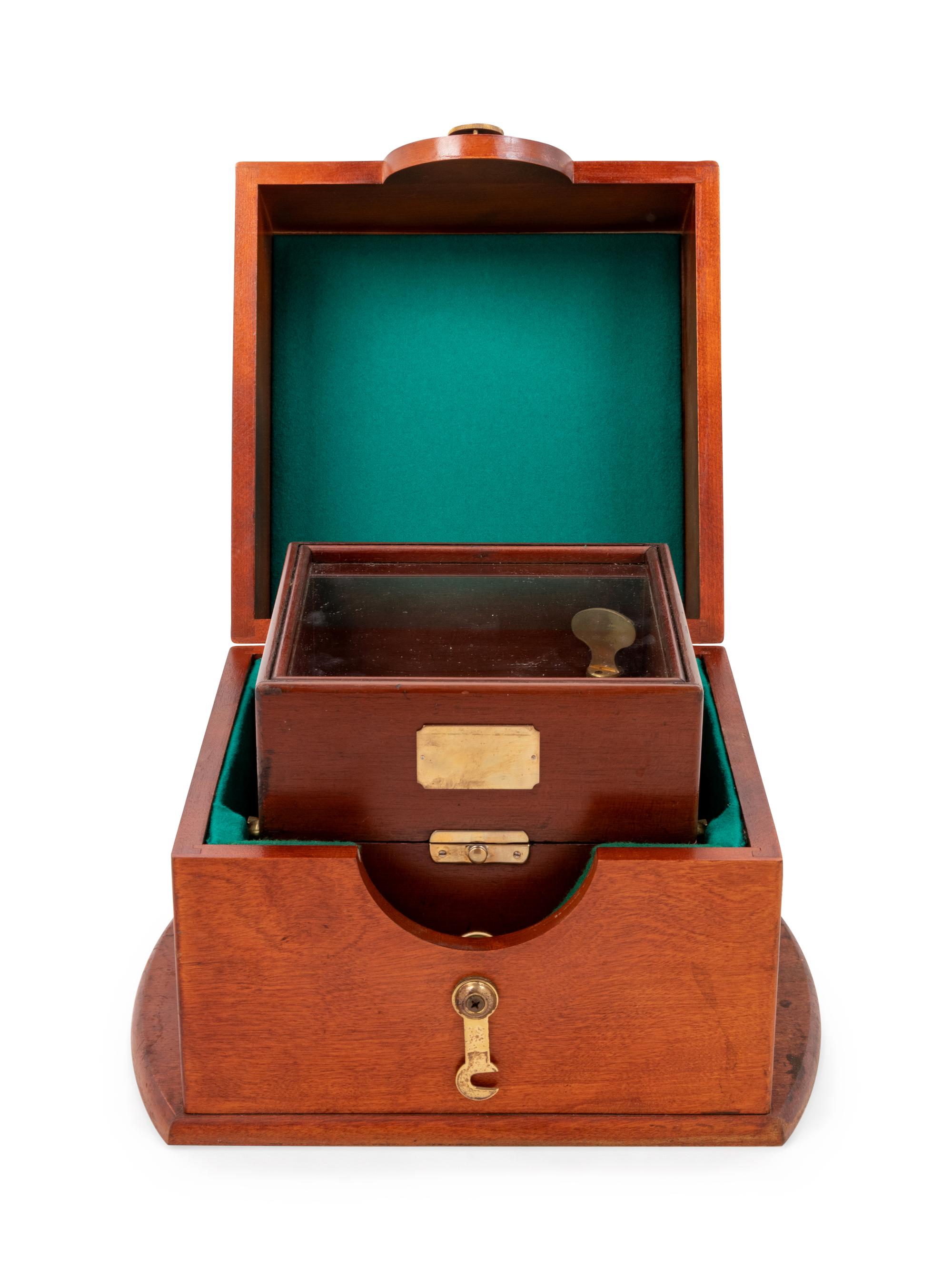 An American Mahogany Cased Two-Day Ship's Chronometer