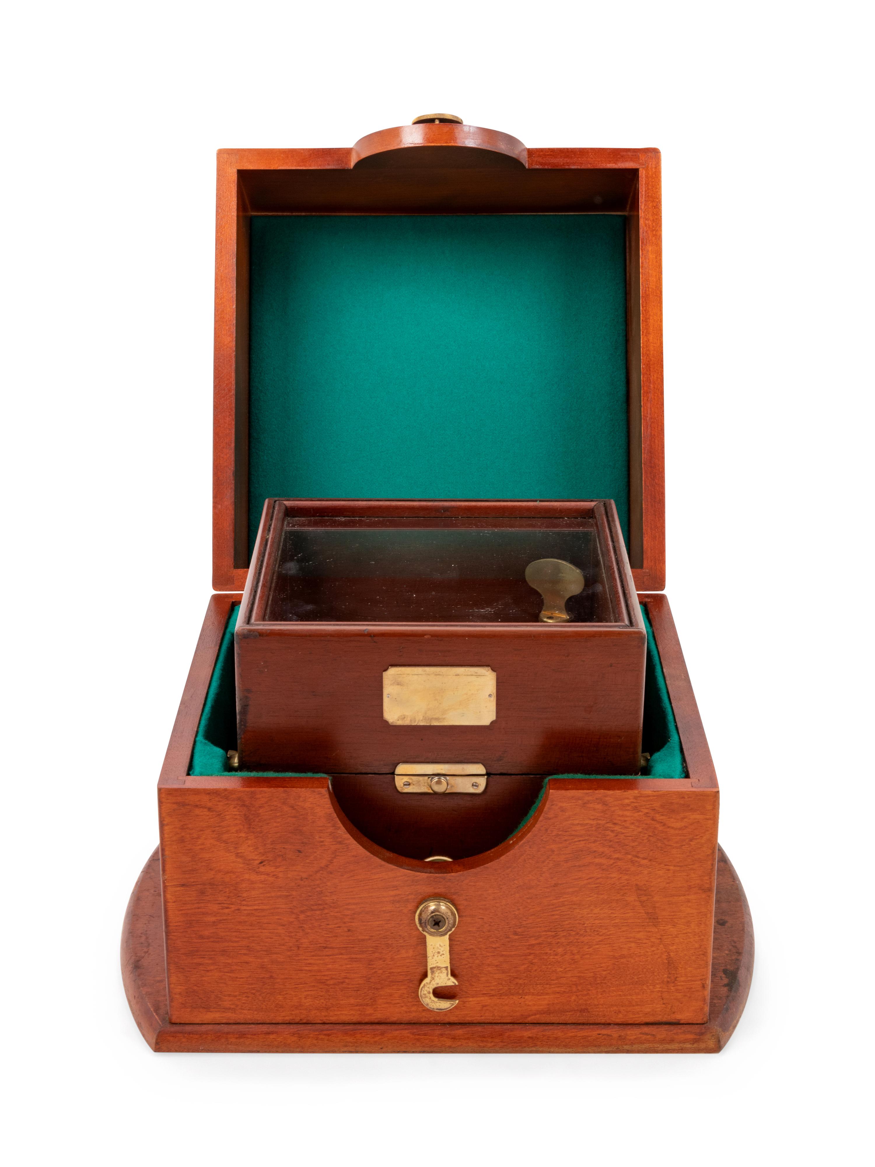 An American Mahogany Cased Two-Day Ship's Chronometer