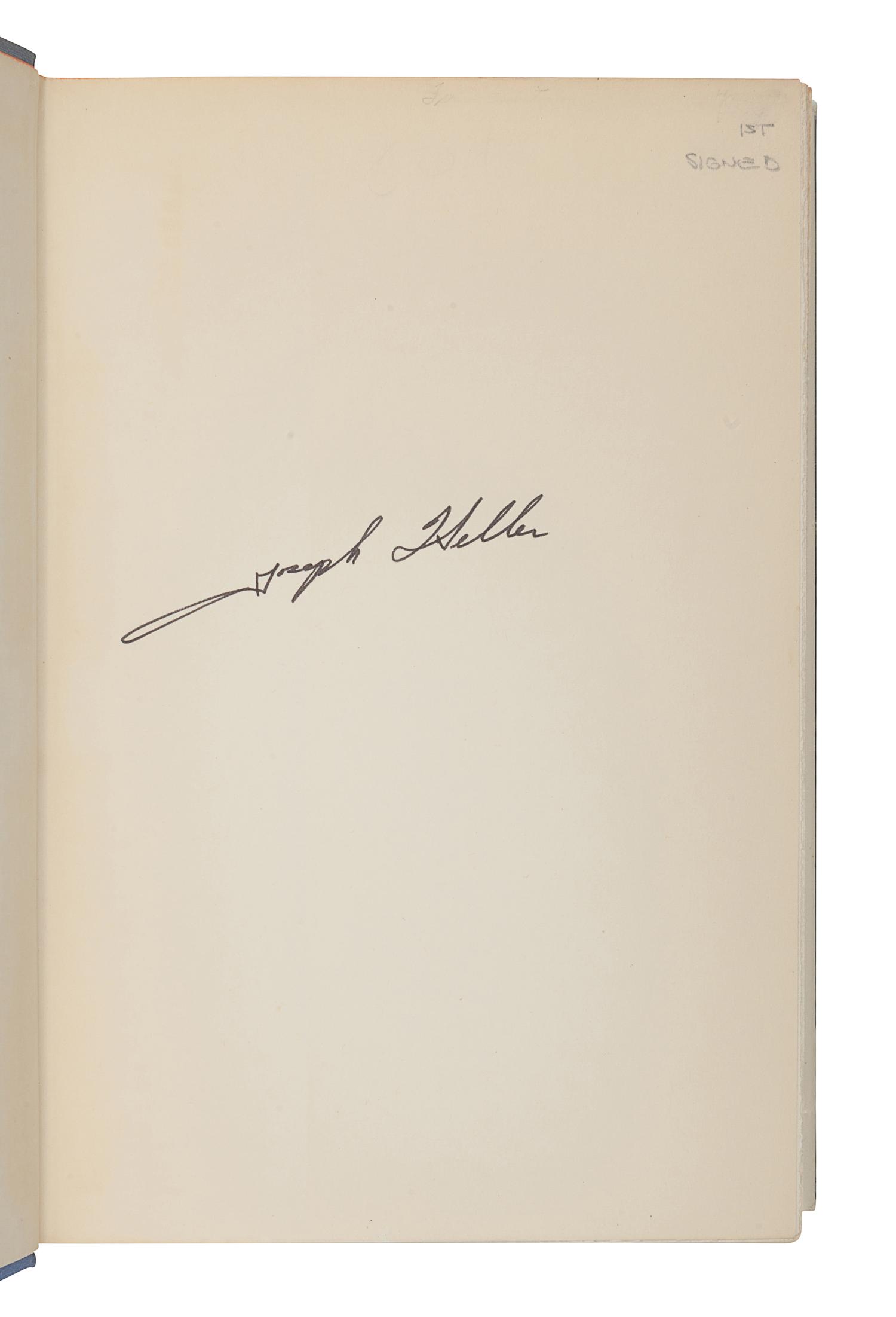HELLER, Joseph (1923-1999). Catch-22 . New York: Simon and Schuster, 1961.