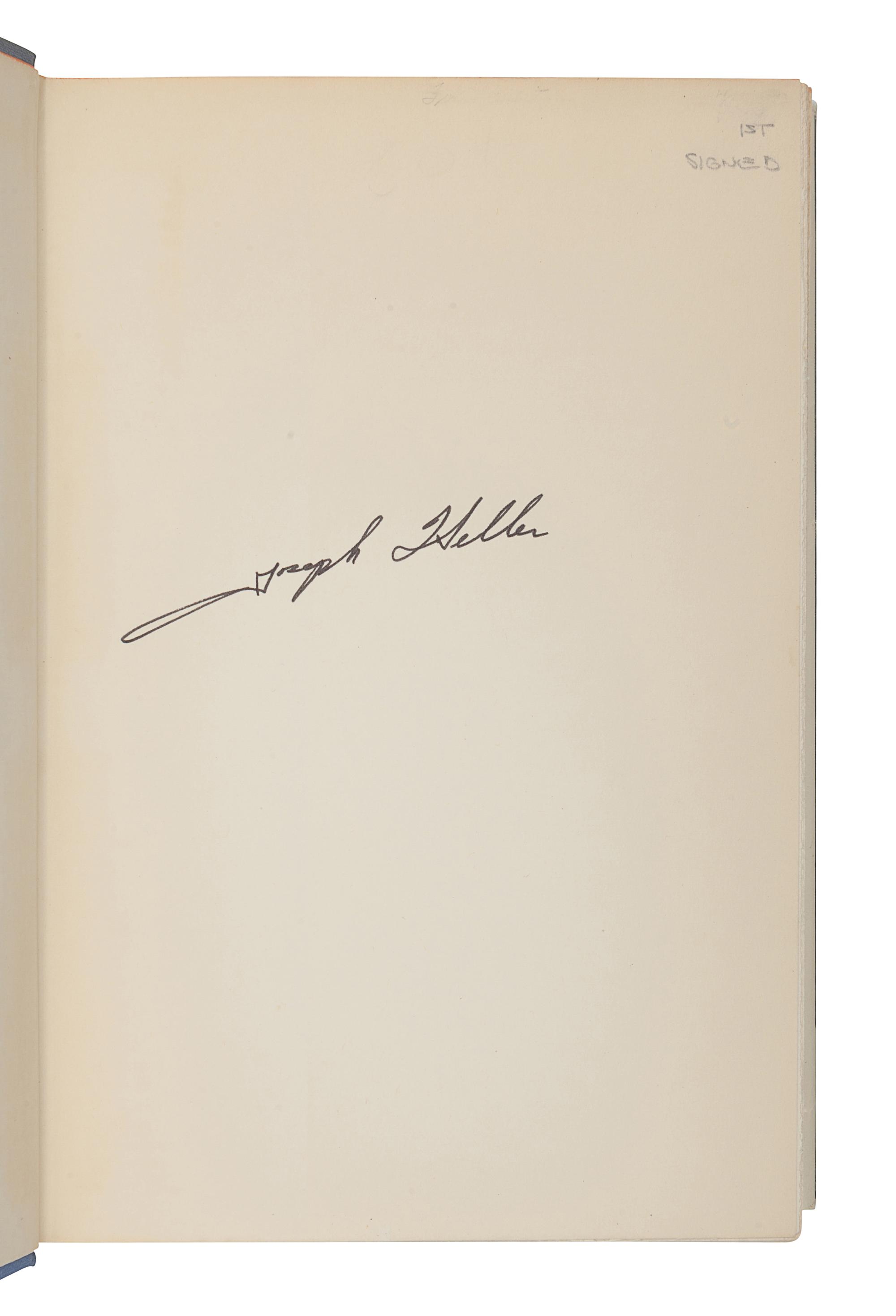 HELLER, Joseph (1923-1999). Catch-22 . New York: Simon and Schuster, 1961.