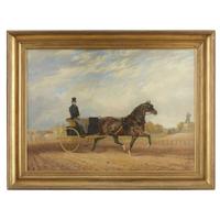 George Henry Laporte (English, 1799-1873) Colonel Freemantle's Trotter Philadelphia