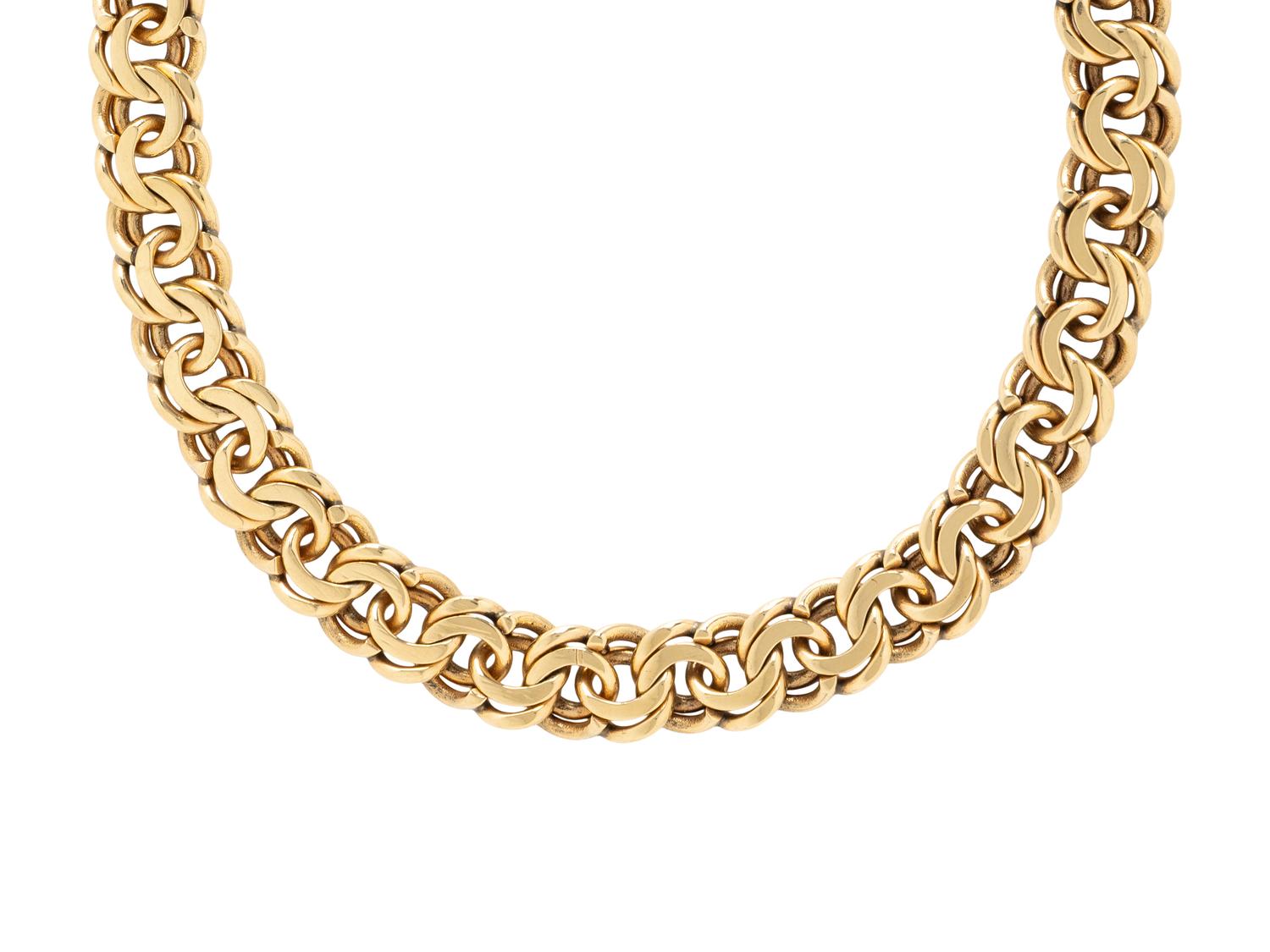 YELLOW GOLD NECKLACE