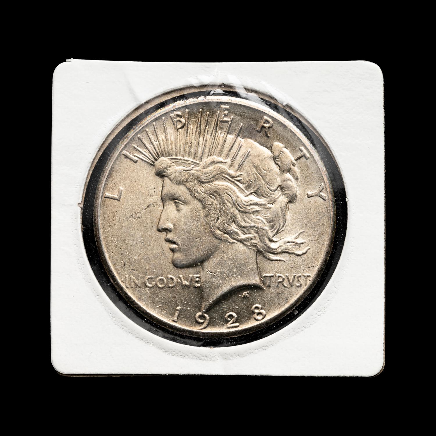 A 1928 Peace $1 Coin