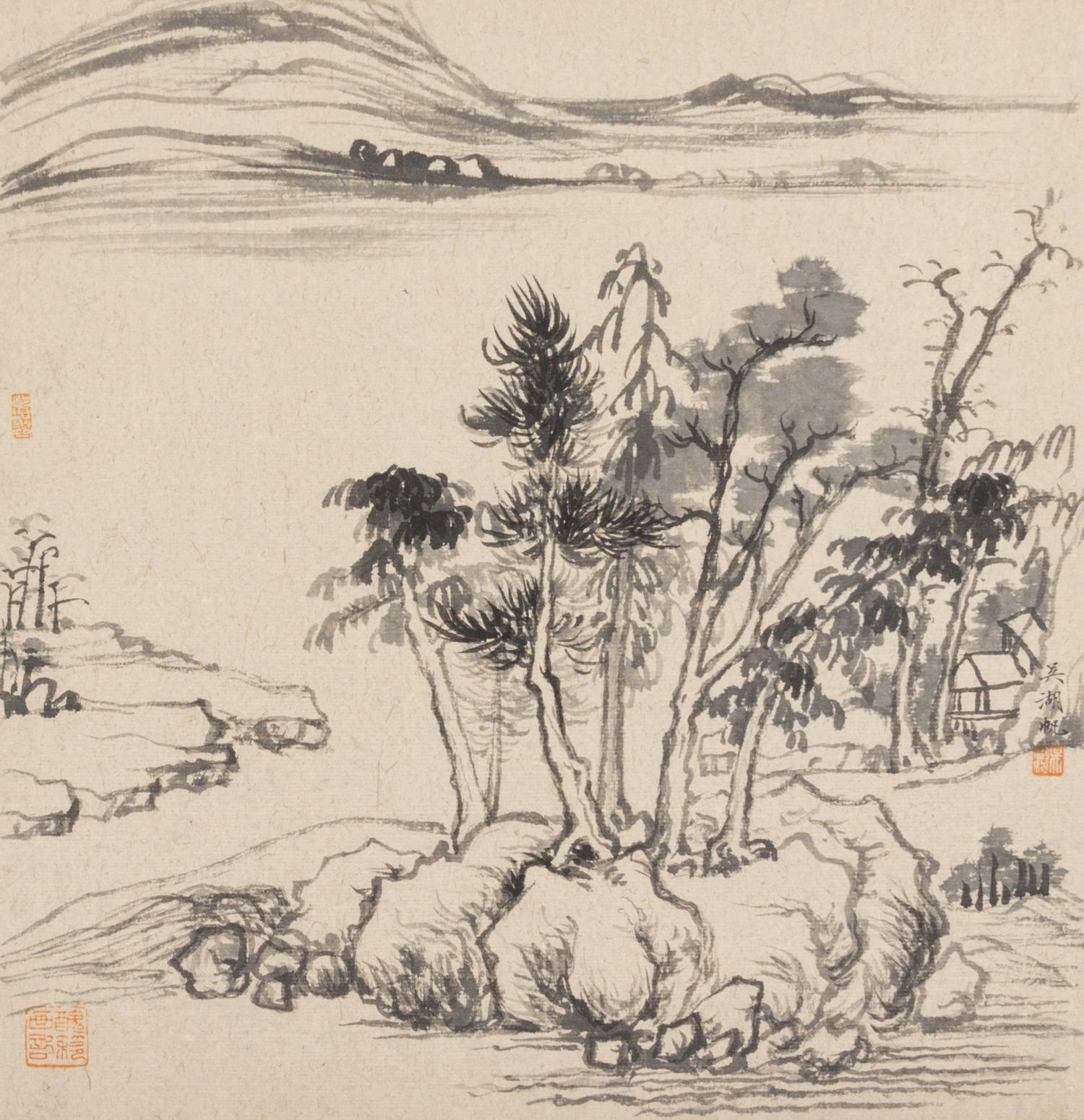 After Wu Hufan, (1894-1968), Landscapes