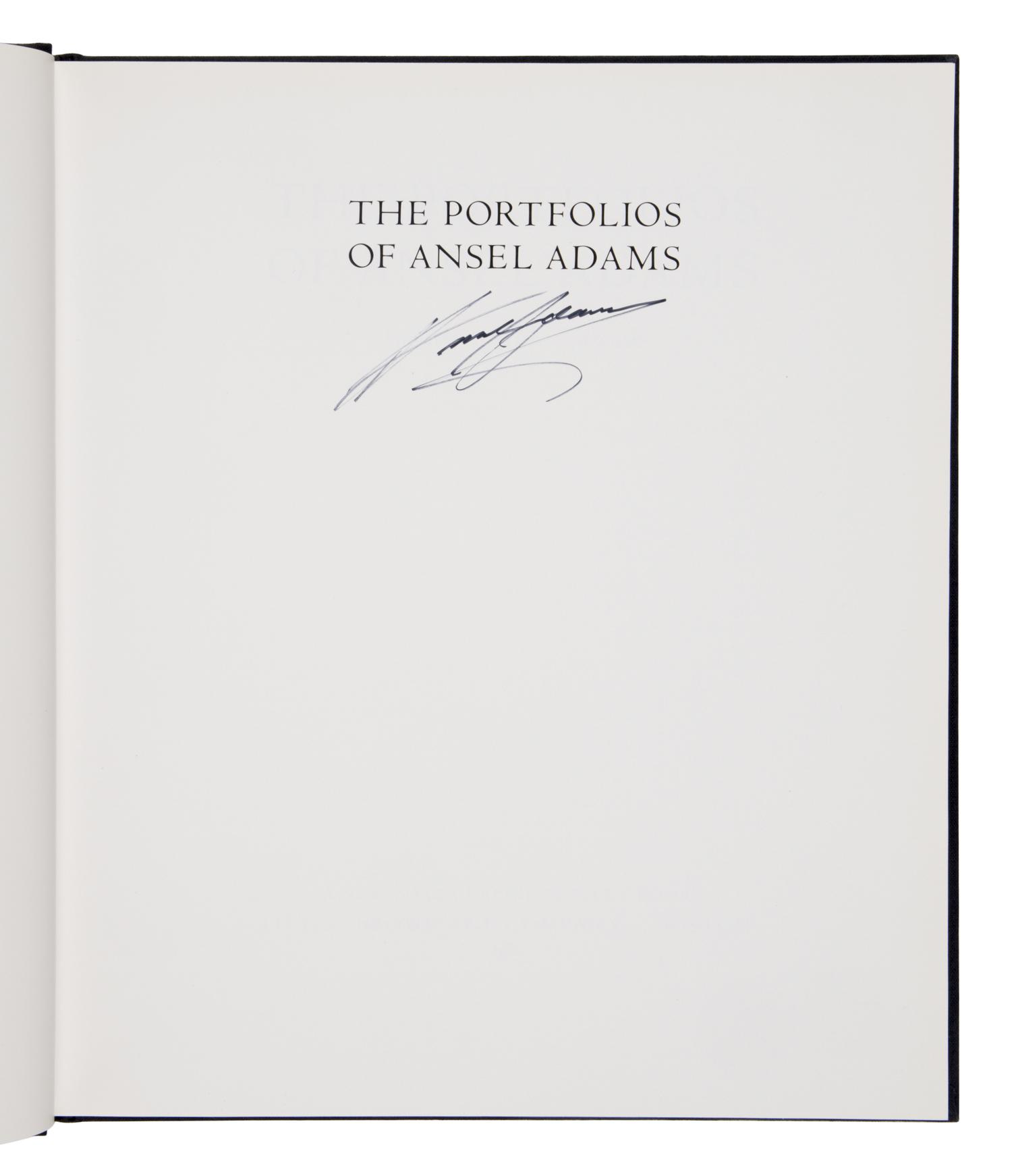 [Photography]. A group of 9 titles, several signed, comprising: