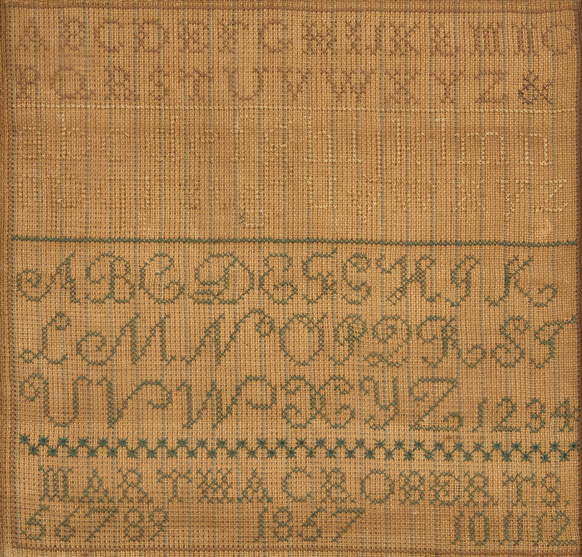 A Group of Three Needlework Samplers, Pennsylvania and New Jersey, 18th and 19th Century
