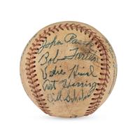 A 1942 St. Paul Stars Team Signed Autograph Baseball