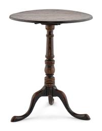 A George III Diminutive Mahogany Tilt-Top Table