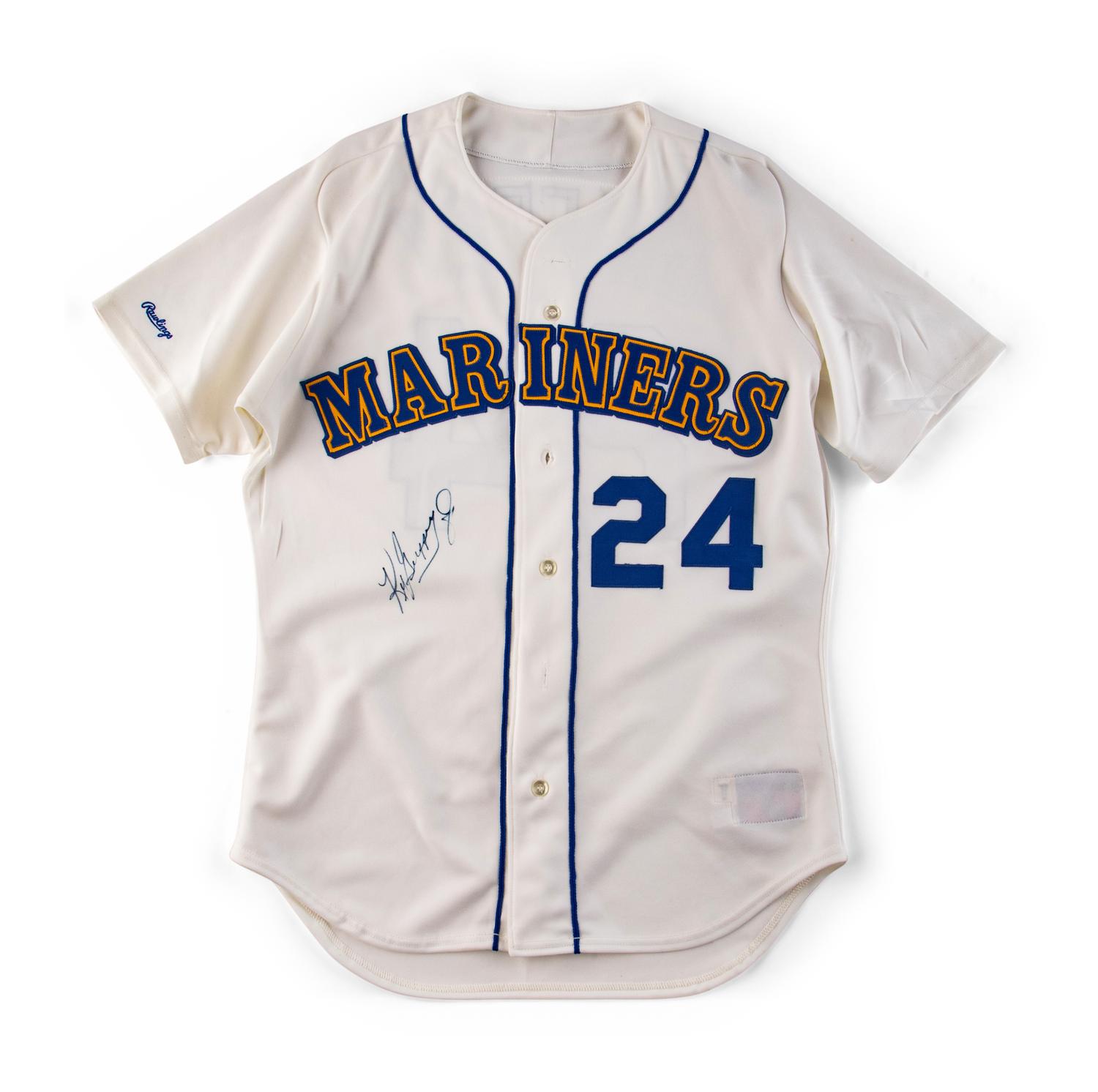 A Ken Griffey Jr. Signed Autograph Seattle Mariners Jersey (Beckett Authentication Services)