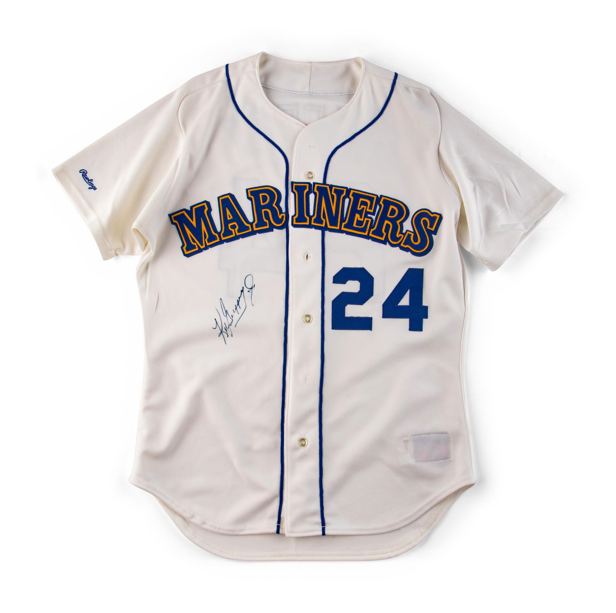 A Ken Griffey Jr. Signed Autograph Seattle Mariners Jersey (Beckett Authentication Services)