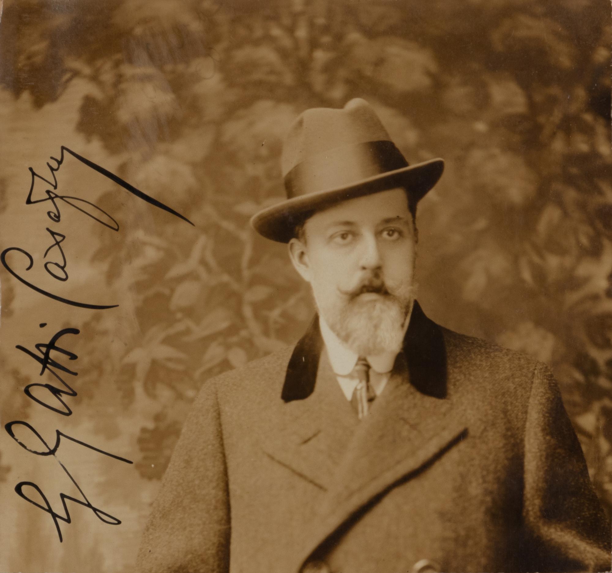 [19TH AND 20TH-CENTURY COMPOSERS AND CONDUCTORS]. A group of 6 photographs, photographic prints, or cartes de visite of opera conductors and composers from the 19th and 20th century, most signed, comprising images of:
