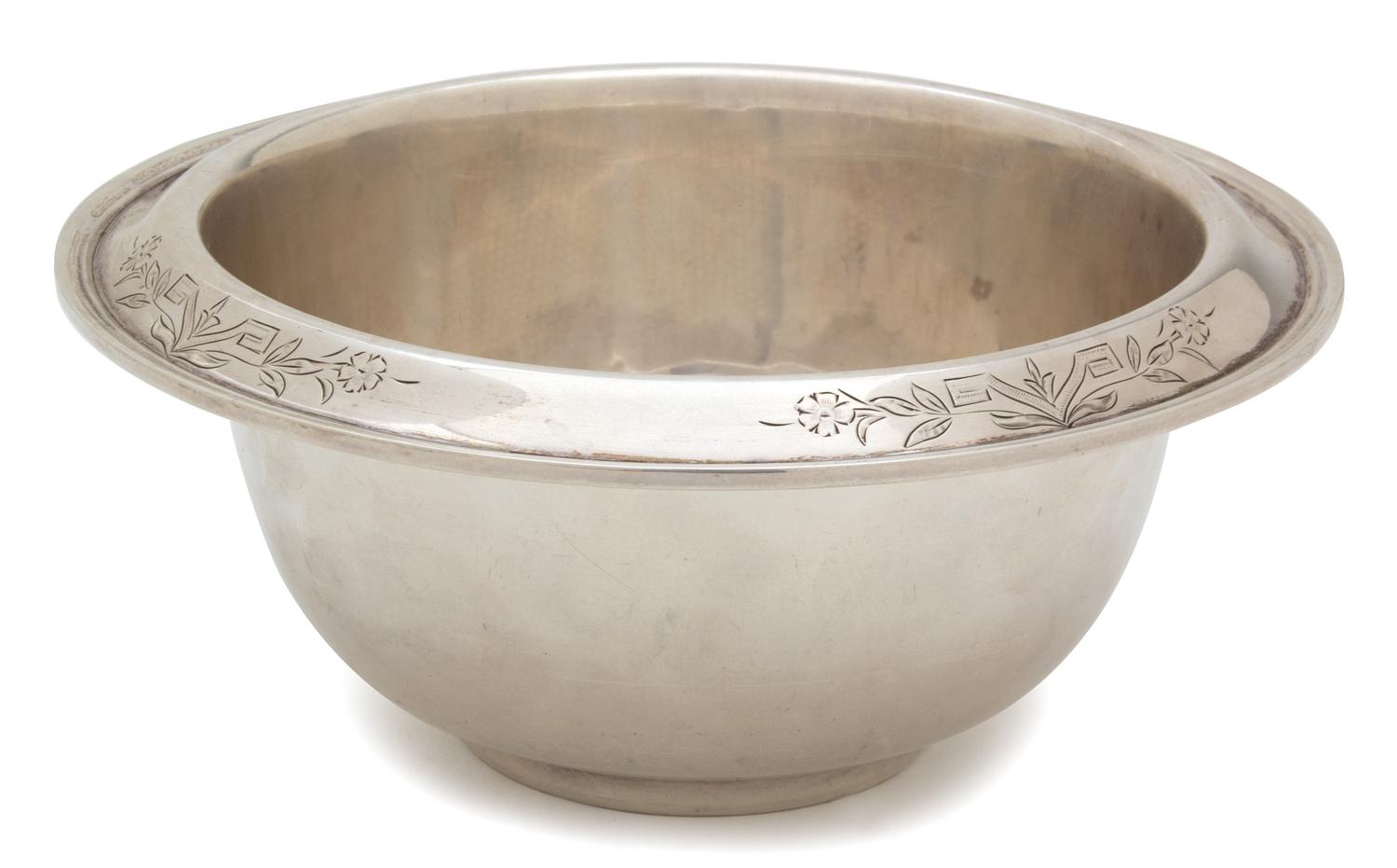 An American Silver Bowl, Unknown Maker, 20th Century,