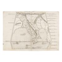 [Map]. Ptolemy, Claudius (ca 100-170). Undecima Asiae Tabula . Rome, 1478 or 1490.