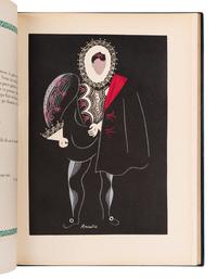 [ARTIST'S BOOK]. SHAKESPEARE, William (1564-1616). Roméo et Juliette, Prétexte a Mise en Scène par Jean Cocteau, d’après le Drame de William Shakespeare. Décors et Costumes de Jean Hugo. Paris: Au Sans Pareil, 1926.