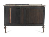 A Directoire Mahogany Marble-Top Commode