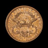 A United States 1879-S Liberty Head $20 Gold Coin