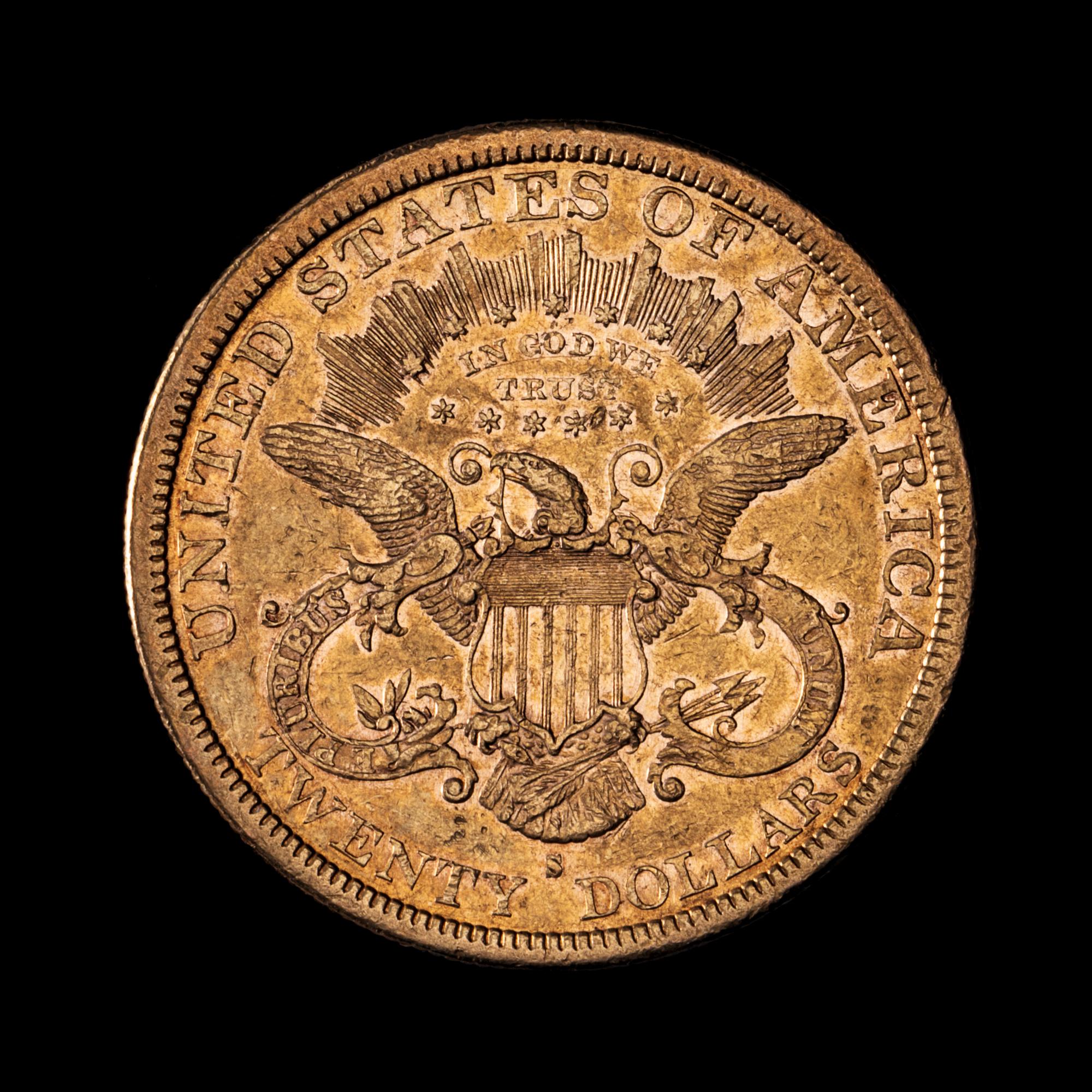 A United States 1879-S Liberty Head $20 Gold Coin