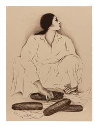 Complete Portfolio of Five Prints , Homage to Navajo Women , edition 23/70