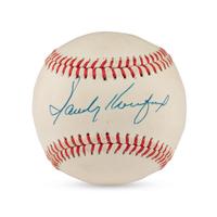 A Sandy Koufax Single Signed Autograph Baseball (Beckett Authentication Services)
