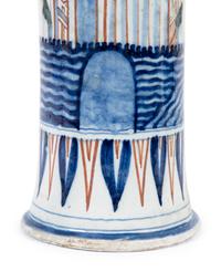 A Pair of Delftware Vases