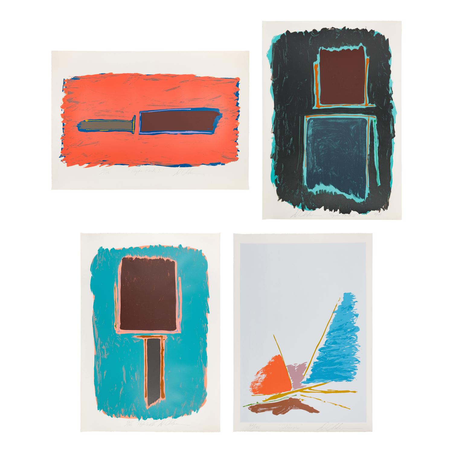 Illinois, Hyde Park I, Hyde Park II, and Hyde Park III (four works)