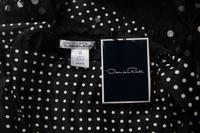 Oscar de la Renta Polka Dot Cocktail Dress